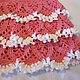 SKIRT with ruffle White rose knit summer. Skirts. Gala Devi (crochet design). My Livemaster. Фото №4