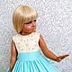 Платье " Felice" лимон и мята. Платье. Little___dress. Ярмарка Мастеров.  Фото №4