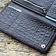 Cartera de cuero para hombre-longer Caimán, Wallets, Sizran,  Фото №1