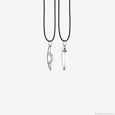 Ярмарка Мастеров - ручная работа Кулон Surf. Доска для серфинга ручной работы Crazy Silver. Handmade.