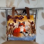 Сумки и аксессуары handmade. Livemaster - original item Handbag with a fox. Handmade.