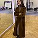 Пальто-халат из шерсти с кашемиром Max Mara в цвете Toffi. Пальто. Olga Verbitskaya.Тихая роскошь.. Интернет-магазин Ярмарка Мастеров.  Фото №2