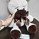 Order Chocolate Cream Teddy Bear. irina-sag. Livemaster. . Stuffed Toys Фото №3