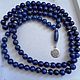 Order Muslim rosary with medallion made of Afghan lapis lazuli and 925 silver. marusjy. Livemaster. . Rosary Фото №3