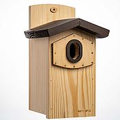 Дача и сад handmade. Livemaster - original item Birdhouse made of Bastion wood with protection of the letka from predators. Handmade.