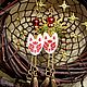 Серьги "Маски кицунэ" с кисточками. Серьги-кисти. Лесное царство одной лисы. Интернет-магазин Ярмарка Мастеров.  Фото №2