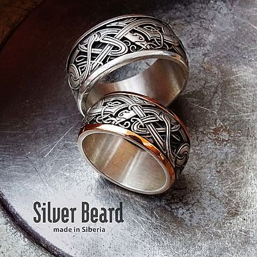 Картины и панно ручной работы. Ярмарка Мастеров - ручная работа Кольца обручальные: обручальные кольца Скандинавские кольца. Handmade.