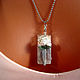 Snow Queen pendant made of selenite and kyanite. Pendants. AfricaForever. My Livemaster. Фото №6