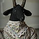 Elodiya.The black goat. Dolls. Irina Sayfiydinova (textileheart). My Livemaster. Фото №4