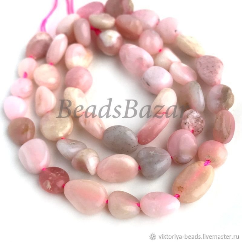 Розовый опал галтовка купить в интернет-магазине Ярмарка Мастеров по ...