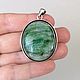 Fuchsite pendant. Pendant. Stones Gems from Siberia. Online shopping on My Livemaster.  Фото №2