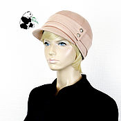 Аксессуары handmade. Livemaster - original item Stylish women`s cap. Two colors. №1. Handmade.