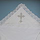 Baptismal dressing area. Baptism towel. Gradeva Anna Christening sets (krestimbaby). Online shopping on My Livemaster.  Фото №2