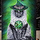 Painting talisman with an acrylic cat 'Magic look'. Pictures. Diana Glass / Diana Anikeeva. My Livemaster. Фото №5
