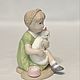 Заказать Винтаж: "Девочка с котенком", Lladro, Испания. Елена thing_with_history. Ярмарка Мастеров. . Статуэтки винтажные Фото №3