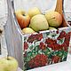Basket container for spices fruits onions geraniums decoupage. Basket. Studio Villa-Oliva. My Livemaster. Фото №5