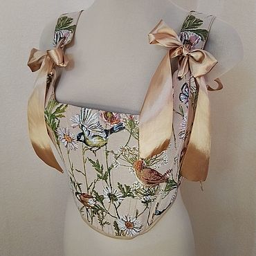 Одежда ручной работы. Ярмарка Мастеров - ручная работа Корсет гобеленовый. Handmade.