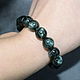 Bracelet natural stone serafinite (a clinochlore), Bead bracelet, Moscow,  Фото №1