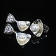 Jewelry Set Ring Earrings Pearl Cubic Zirconia Silver 925 ALS0037, Jewelry Sets, Yerevan,  Фото №1