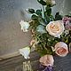Букет цветов в вазе «Креола». Композиции. VIVA-FLORA от Оксаны Миткевич. Интернет-магазин Ярмарка Мастеров.  Фото №2
