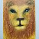 Заказать Oil pastel painting lion's head 'Brother' 297h420 mm. Larisa Shemyakina Chuvstvo pozitiva (chuvstvo-pozitiva). Ярмарка Мастеров. . Pictures Фото №3
