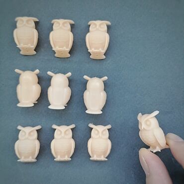 Куклы и игрушки ручной работы. Ярмарка Мастеров - ручная работа Умная сова. 3D миниатюра.. Handmade.