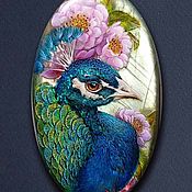 Украшения handmade. Livemaster - original item Peacock on labradorite. jewelry insert.. Handmade.