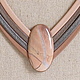 Necklace made of leather with Jasper. Collection TERRA. Necklace. aLena. Online shopping on My Livemaster.  Фото №2