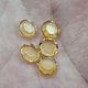 Citrine briolet circle d7 mm. Cabochons. yakitoriya. My Livemaster. Фото №6