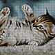 Order Kit of embroidery with beads kitten 'WOOF'. Beaded embroidery from Laura. Livemaster. . Embroidery kits Фото №3