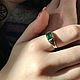 Order Natural VS Emerald 1,67 ct, silver emerald ring. Bauroom - vedic jewelry & gemstones (bauroom). Livemaster. . Rings Фото №3