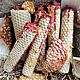 A set of candles with natural fly agaric. Ritual candle. next25. My Livemaster. Фото №4