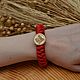 Bracelet with brass bead (makosh), Braided bracelet, Kostroma,  Фото №1