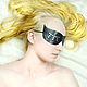 Closed mask made of black genuine leather, Sleep masks, Kirov,  Фото №1