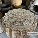 Резной столик из пальмы с о. Тимор 56х50, ручная работа. Столы. Balinese.market. Ярмарка Мастеров.  Фото №6