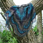 Аксессуары handmade. Livemaster - original item Pure wool shawl, color 
