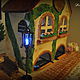 Эксклюзивный чайный домик двойной - светильник "Provence" 2 в 1. Кукольные домики. Милый уголок (Дарья). Ярмарка Мастеров.  Фото №6