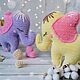 Подушка Слоник ручной работы. Подушки. olya_and_toys (lubimkidlyavas). Интернет-магазин Ярмарка Мастеров.  Фото №2