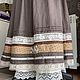  Skirt linen MIDI ' Dakine». Skirts. Living ECO clothing. My Livemaster. Фото №4