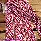 Belt Ratiborets white-red. Belts and ribbons. ЛЕЙЛИКА - пояса и очелья для всей семьи. Online shopping on My Livemaster.  Фото №2
