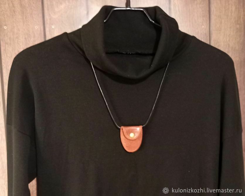 Ладанка из кожи, Мешочек на шею – купить онлайн на Ярмарке Мастеров ...