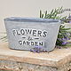 Pot for plants FLOWERS and oval GARDEN, concrete. Pots1. Decor concrete Azov Garden. My Livemaster. Фото №4