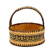 Для дома и интерьера handmade. Livemaster - original item Basket of birch bark 