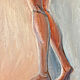 Nude Girl painting, Oil painting on Canvas. Pictures. myfoxyart (MyFoxyArt). My Livemaster. Фото №6