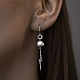 Earrings 'Thunderstorm' Silver, pearls. Earrings. stepan-klimov. Online shopping on My Livemaster.  Фото №2