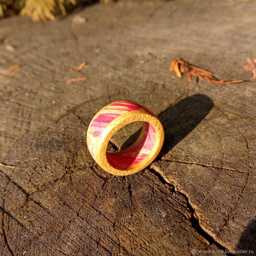 Кольца из дерева