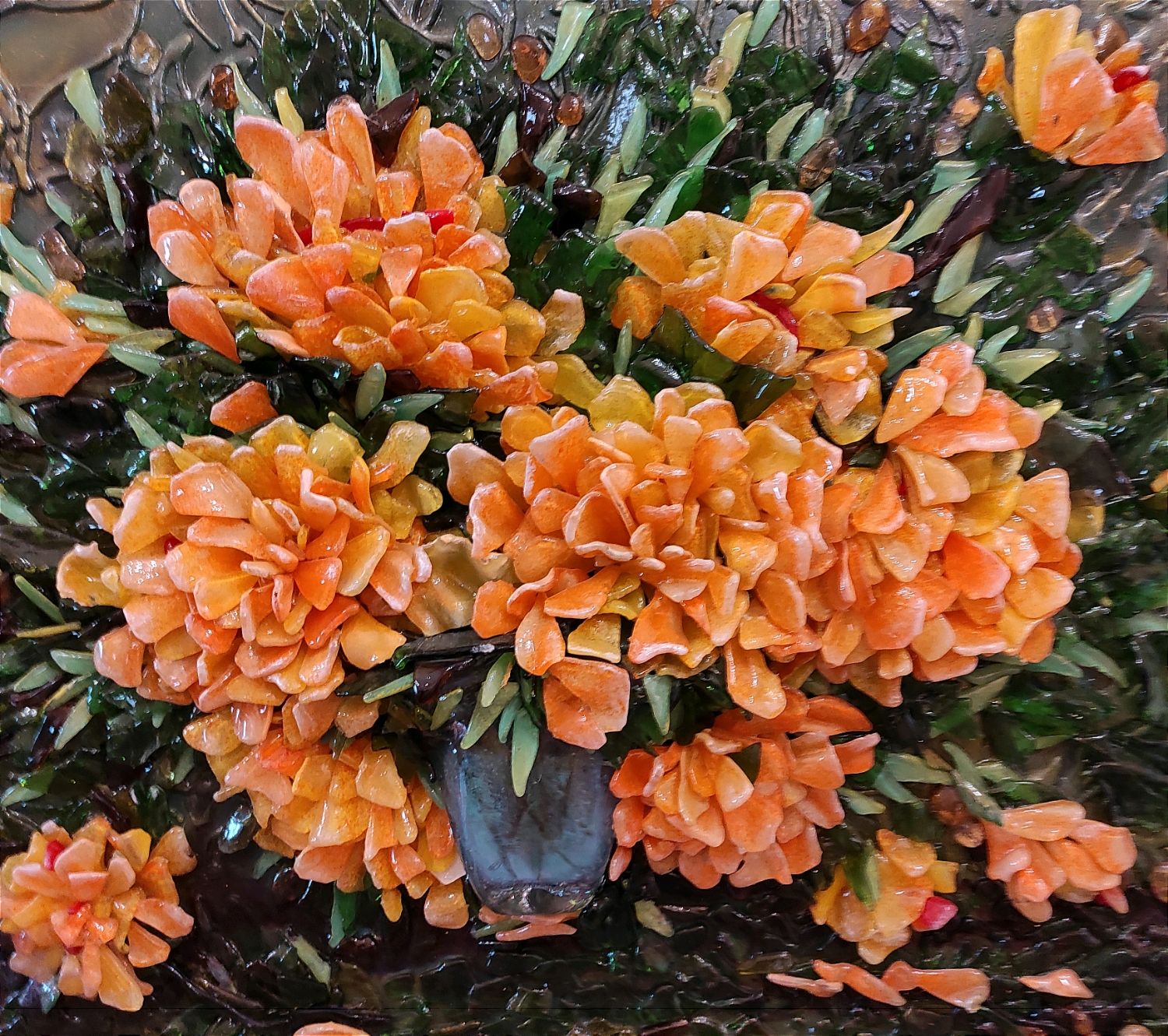 Картина из плавленого цветного стекла. Фьюзинг.. в интернет-магазине на ...