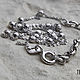Silver chain ' Rolo flat with balls', Chain, Vladimir,  Фото №1