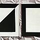 Painting diptych black and white geometry 'For reflection' 2 by 30h30 cm, Pictures, Volgograd,  Фото №1