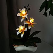 Для дома и интерьера handmade. Livemaster - original item Orchid night light 